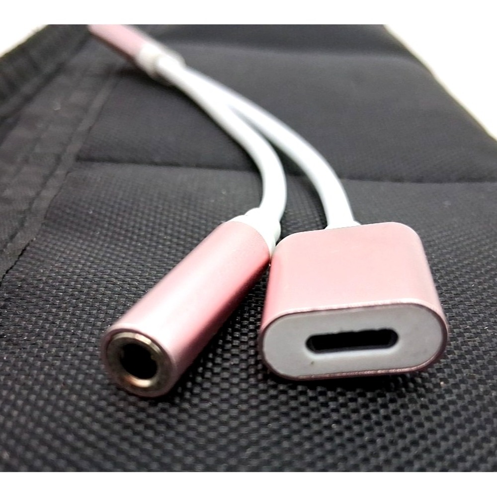 Apple 2 in 1 iphone Adapter, Aux Headphone Jack Audio - Picture 3 of 4
